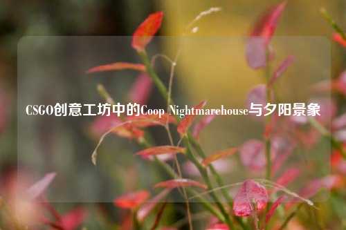 CSGO创意工坊中的Coop Nightmarehouse与夕阳景象
