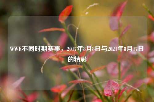 WWE不同时期赛事,2017年8月8日与2021年8月17日的精彩