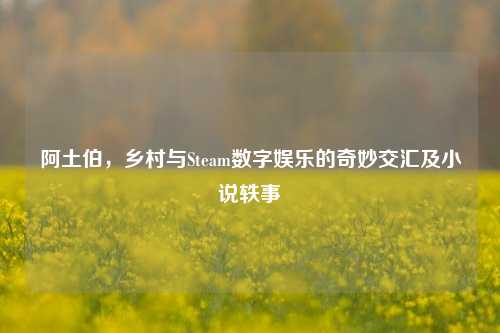 阿土伯，乡村与Steam数字娱乐的奇妙交汇及小说轶事
