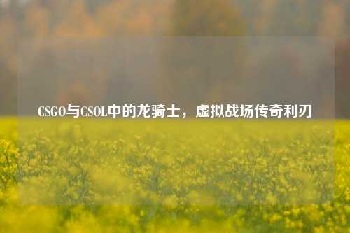 CSGO与CSOL中的龙骑士，虚拟战场传奇利刃