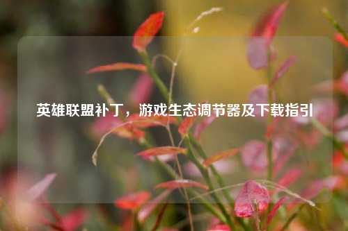 英雄联盟补丁,游戏生态调节器及下载指引