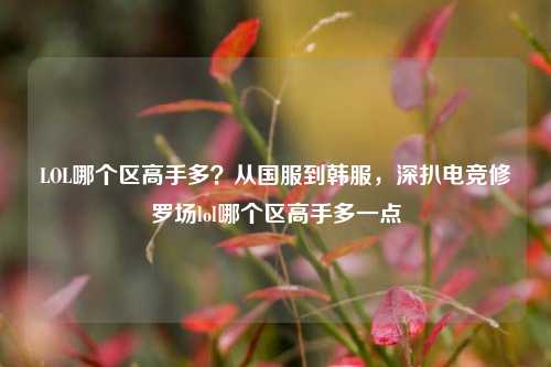 LOL哪个区高手多？从国服到韩服，深扒电竞修罗场lol哪个区高手多一点