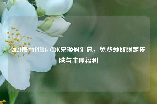 2024最新PUBG CDK兑换码汇总，免费领取限定皮肤与丰厚福利
