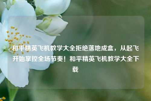 和平精英飞机教学大全拒绝落地成盒，从起飞开始掌控全场节奏！和平精英飞机教学大全下载