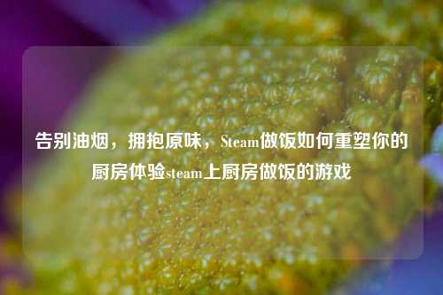 告别油烟,拥抱原味,Steam做饭如何重塑你的厨房体验steam上厨房做饭的游戏