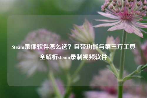 Steam录像软件怎么选?自带功能与第三方工具全解析steam录制视频软件