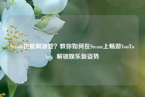 Steam也能刷油管?教你如何在Steam上畅游YouTube,解锁娱乐新姿势
