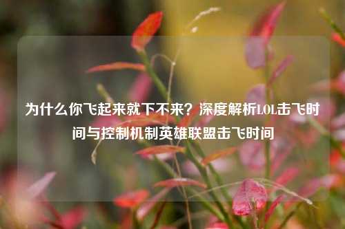 为什么你飞起来就下不来？深度解析LOL击飞时间与控制机制英雄联盟击飞时间