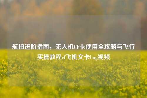 航拍进阶指南,无人机CF卡使用全攻略与飞行实操教程cf飞机文卡bug视频