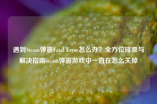 遇到Steam弹窗Fatal Error怎么办?全方位排查与解决指南steam弹窗游戏中一直在怎么关掉
