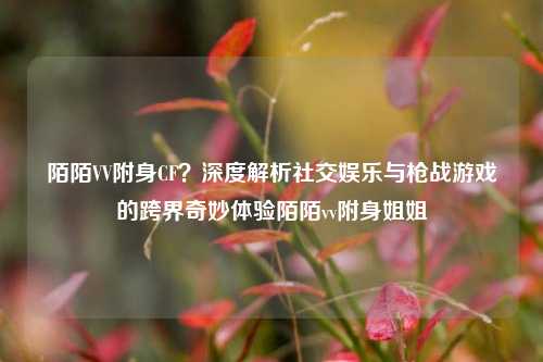 陌陌VV附身CF？深度解析社交娱乐与枪战游戏的跨界奇妙体验陌陌vv附身姐姐