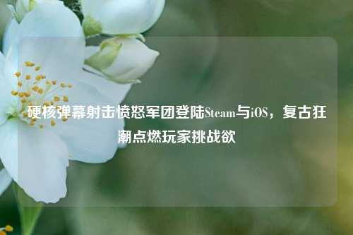 硬核弹幕射击愤怒军团登陆Steam与iOS,复古狂潮点燃玩家挑战欲