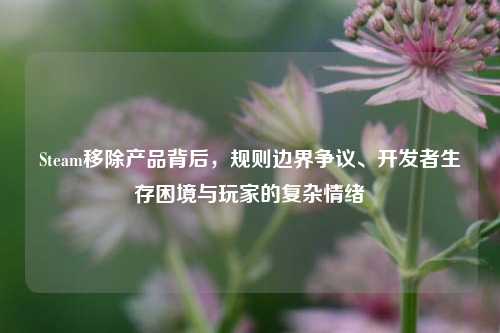 Steam移除产品背后,规则边界争议、开发者生存困境与玩家的复杂情绪