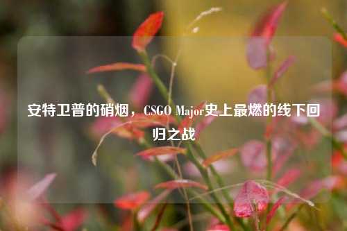 安特卫普的硝烟,CSGO Major史上最燃的线下回归之战