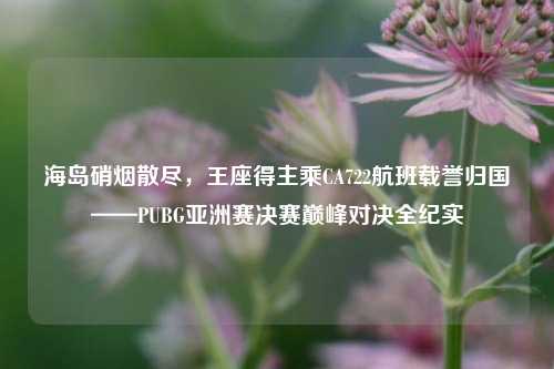海岛硝烟散尽,王座得主乘CA722航班载誉归国——PUBG亚洲赛决赛巅峰对决全纪实
