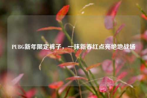 PUBG新年限定裤子,一抹新春红点亮绝地战场