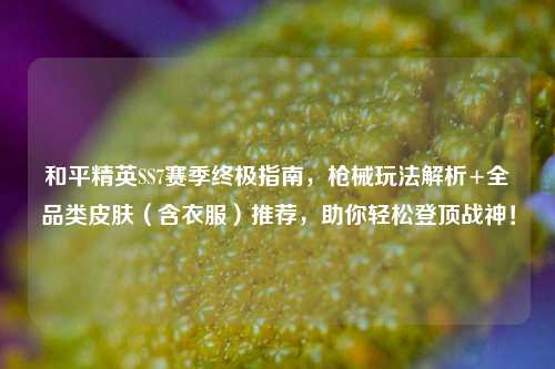 和平精英SS7赛季终极指南,枪械玩法解析+全品类皮肤(含衣服)推荐,助你轻松登顶战神!