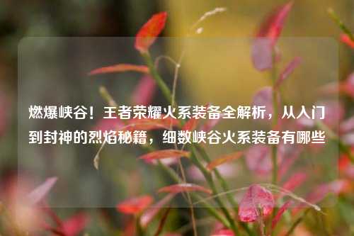 燃爆峡谷!王者荣耀火系装备全解析,从入门到封神的烈焰秘籍,细数峡谷火系装备有哪些