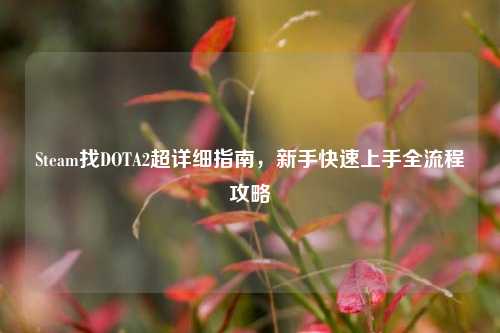 Steam找DOTA2超详细指南,新手快速上手全流程攻略