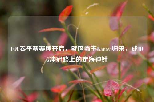 LOL春季赛赛程开启,野区霸主Kanavi归来,成JDG冲冠路上的定海神针