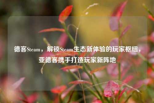 德客Steam,解锁Steam生态新体验的玩家枢纽,亚德客携手打造玩家新阵地