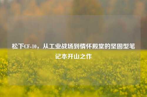松下CF-10,从工业战场到情怀殿堂的坚固型笔记本开山之作