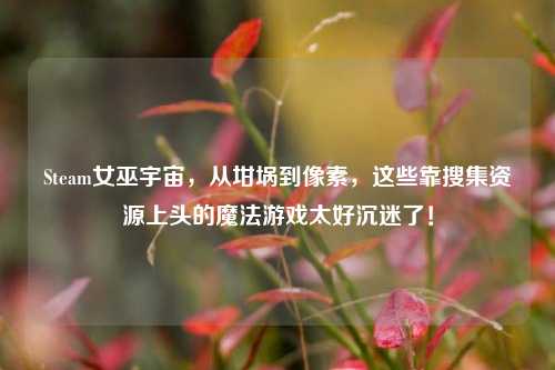 Steam女巫宇宙,从坩埚到像素,这些靠搜集资源上头的魔法游戏太好沉迷了!