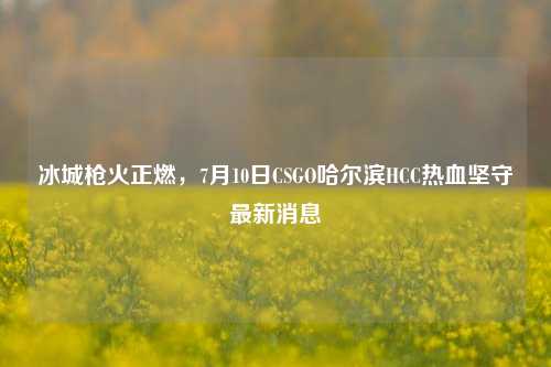 冰城枪火正燃,7月10日CSGO哈尔滨HCC热血坚守最新消息