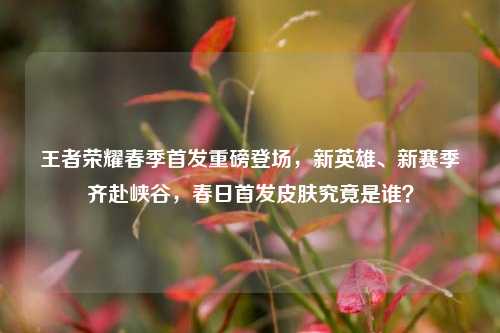 王者荣耀春季首发重磅登场,新英雄、新赛季齐赴峡谷,春日首发皮肤究竟是谁?