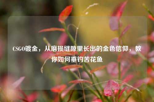 CSGO镀金,从磨损缝隙里长出的金色信仰,教你如何垂钓苦花鱼