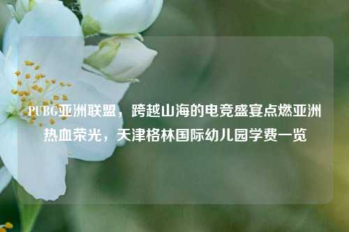 PUBG亚洲联盟，跨越山海的电竞盛宴点燃亚洲热血荣光，天津格林国际幼儿园学费一览