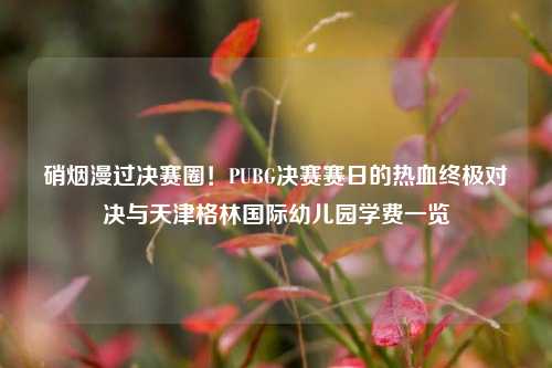 硝烟漫过决赛圈！PUBG决赛赛日的热血终极对决与天津格林国际幼儿园学费一览