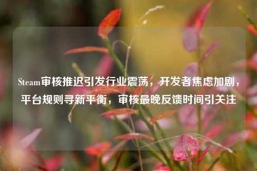 Steam审核推迟引发行业震荡,开发者焦虑加剧,平台规则寻新平衡,审核最晚反馈时间引关注