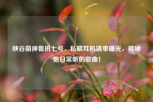 峡谷萌神鲁班七号,私藏耳机清单曝光,揭秘他日常听的歌曲!