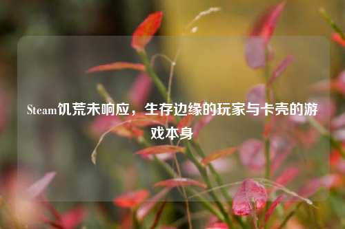 Steam饥荒未响应，生存边缘的玩家与卡壳的游戏本身